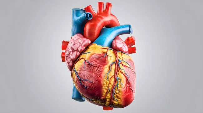 Anatomisches Modell eines menschlichen Herzens