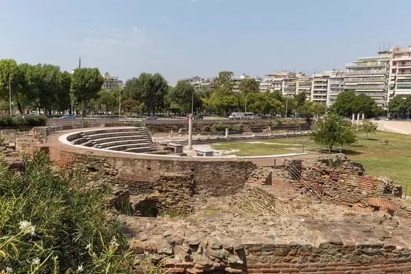 Ancient Roman Forum in Thessaloniki
