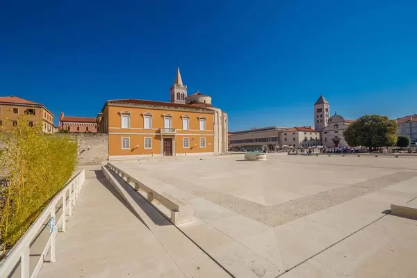 Ancient Roman forum in Zadar, Croatia