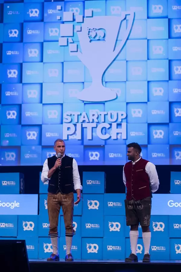 Andreas Etten und Dan Ram at Bits & Pretzels 2018