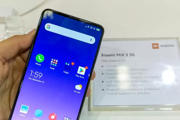 Android-Handy: Xiaomi Mi Mix 3 Smartphone mit 5G und großem Display