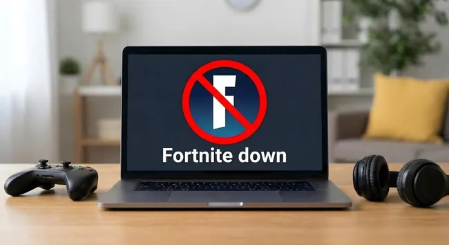 Ankündigung für den Ausfall von Fortnite-Server