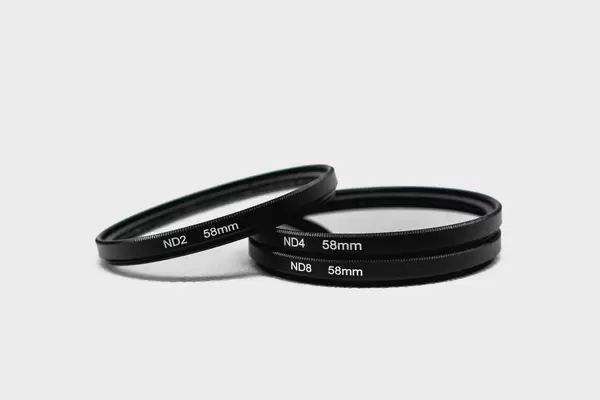 Another shot of Neutral Density filters on white background