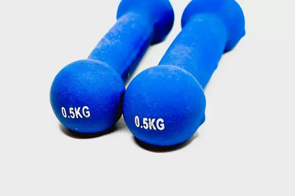 Another shot of small dumbbells