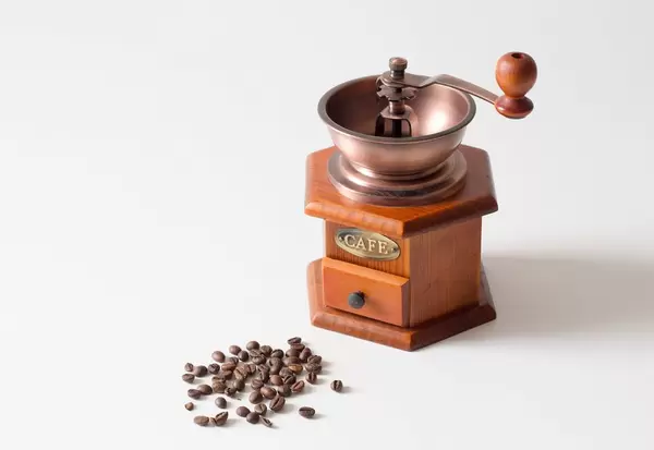 Antiquierte Kaffeemühle