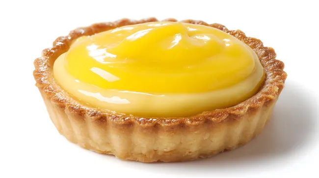 Appetitliche Zitronen-Tarte mit Mürbeteig