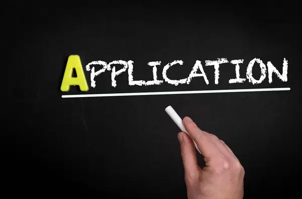 Application text on blackboard