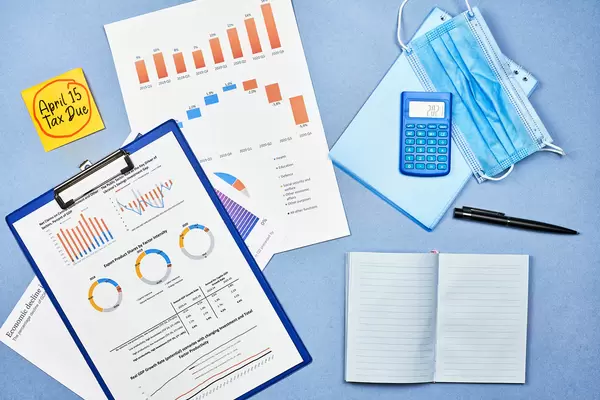 April 15 - Tax due concept