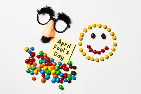 April 1st themed party attributes. April fool's day