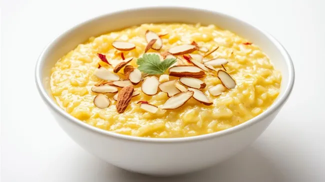 Aromatischer Safranreis mit Mandeln und Gewürzen