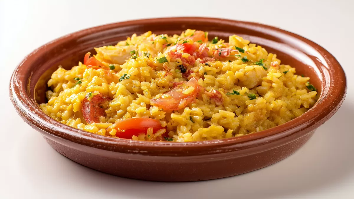 Arroz de Bacalhau – Stockfisch-Reis im Tontopf