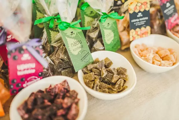 Asorti Of Fruit Jellies Different Flavours