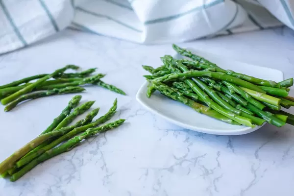 Asparagus on a White Background