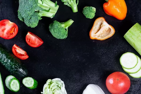Assortment of fresh vegetables