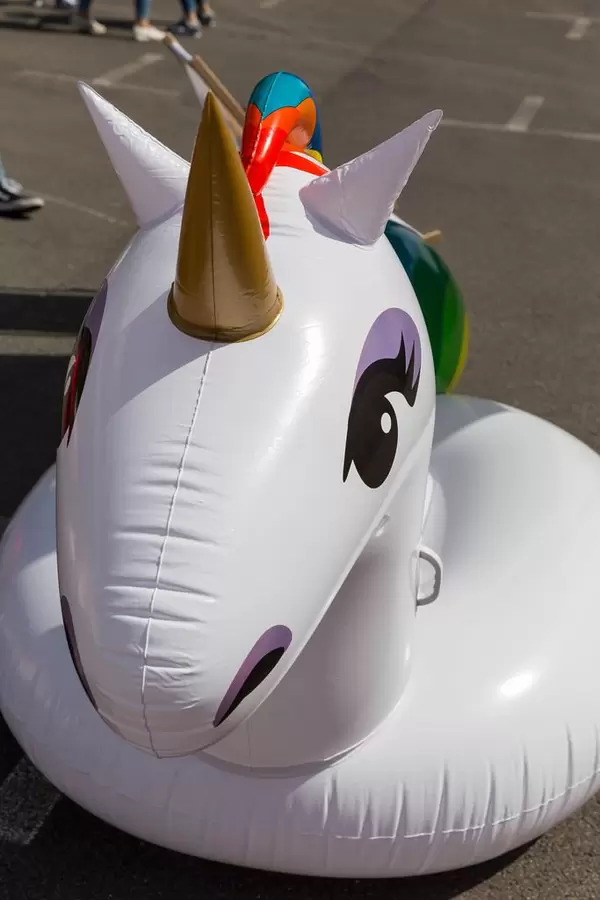 Aubfblasbares Einhorn - Gamescom 2017, Köln