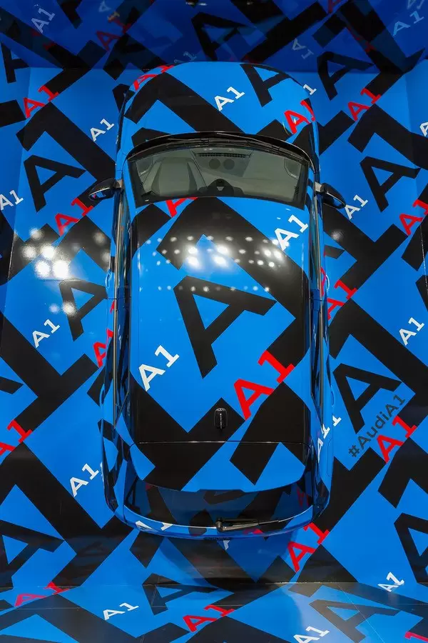 Audi A1 Sportback edition one 40 TFSI S tronic, top view