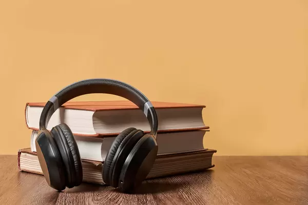Audio book and E-Learning concept