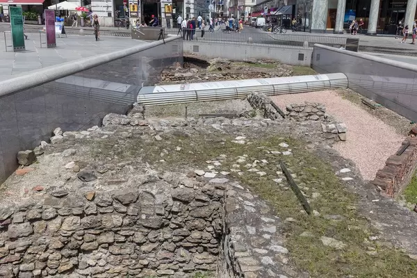 Ausgrabungen am Michaelerplatz in Wien