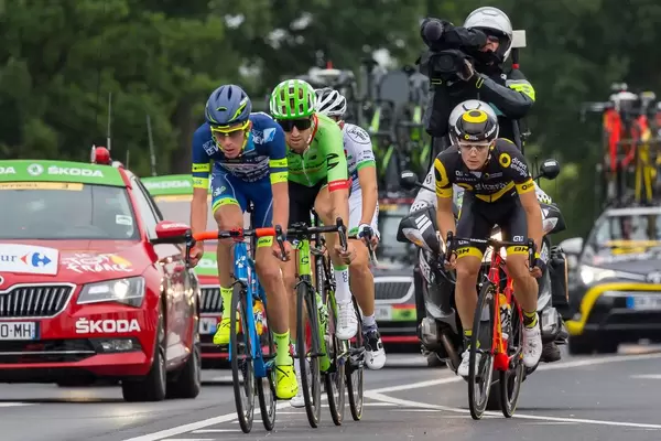 Ausreißergruppe Tour de France 2. Etappe Düsseldorf - Lüttich am 02.07.2017