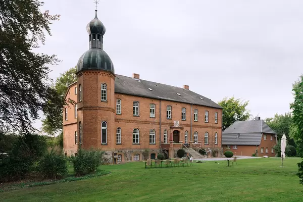 Authentic old German brick mansion