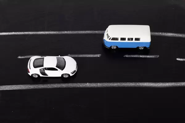 Autos auf der Straße