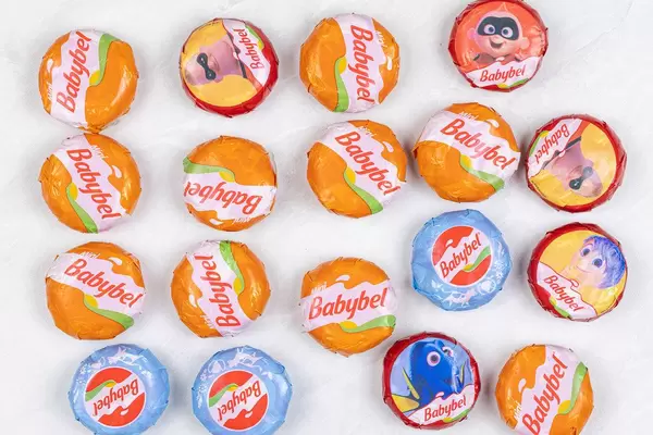 Babybel small cheese packed in small packages