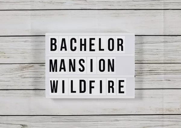 'Bachelor' mansion burned in California wildfire