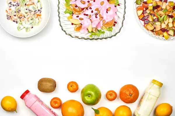 Background of healthy fresh fruits