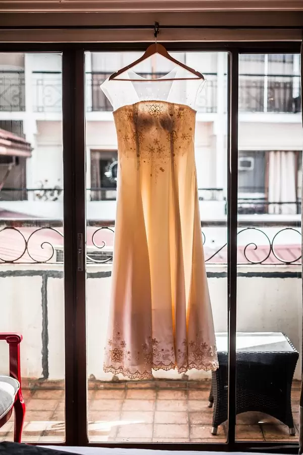 Backlit shot of Bridal Gown  Flip 2019