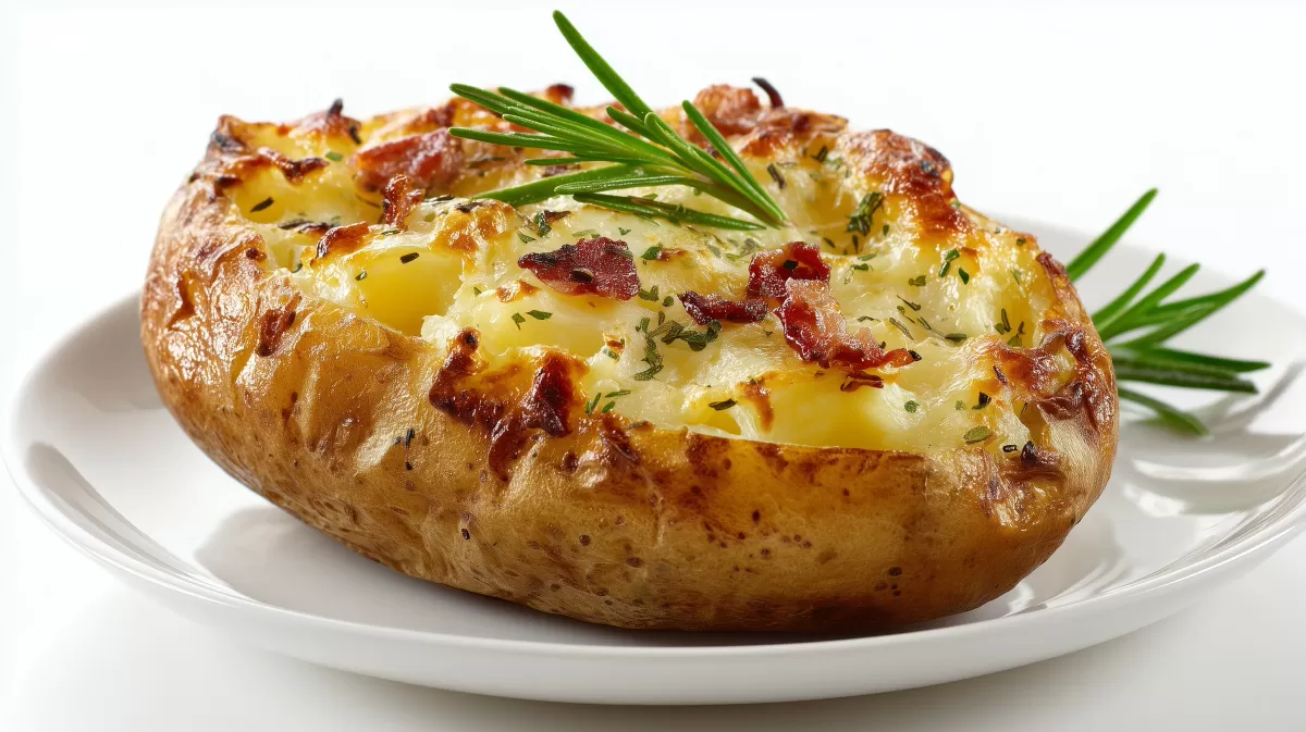 Baked Potato Ofen Kartoffeln mit Käse und Speck