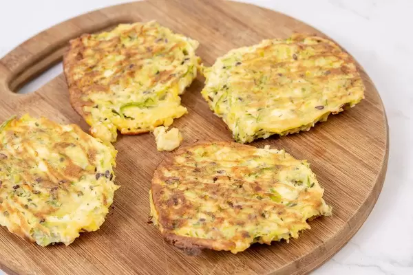 Baked Zucchini Meatballs with Eggs (Flip 2019)