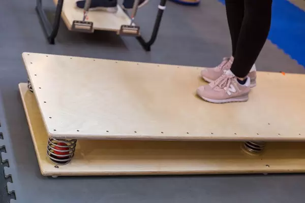 Balancierboard mit Federn - FIBO Köln 2018