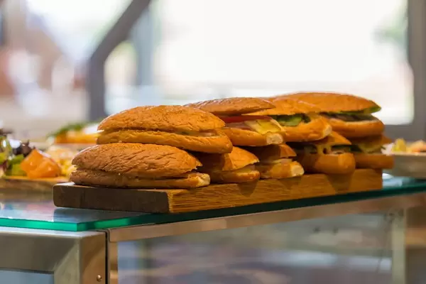 Banh mi sandwiches at Danilovsky Market in Moscow