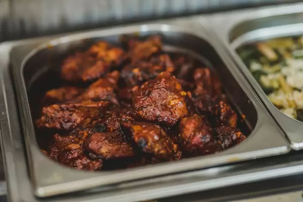 Barbeque Sauce With Turkey Served In Diner (Flip 2019)