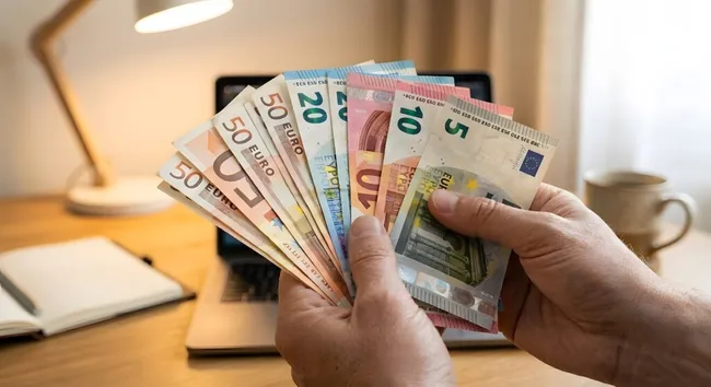 Bargeldbesitz und Finanzen am Arbeitsplatz