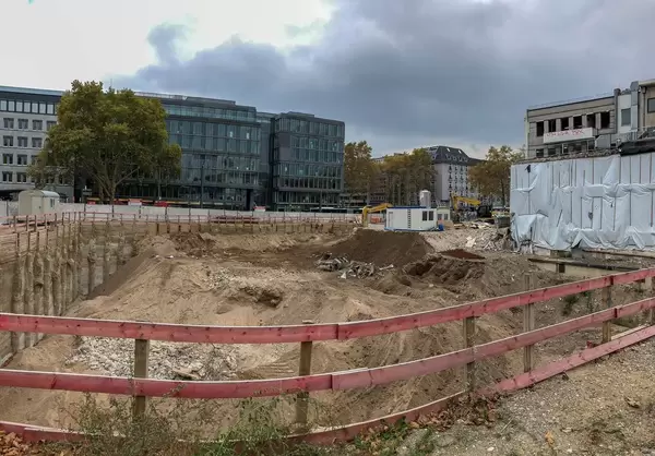 Baustelle Köln-Rudolfplatz Oktober 2018