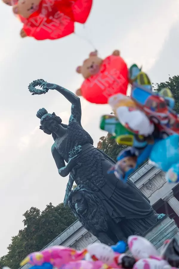 Bavaria bronze statue in Munich