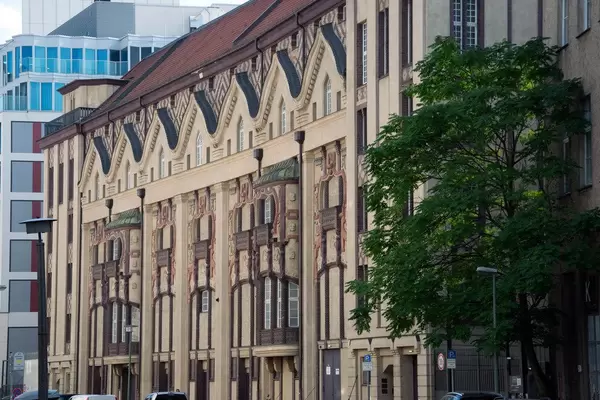 Beautiful architectre among the modern buildings in the city centre of Berlin, Germany