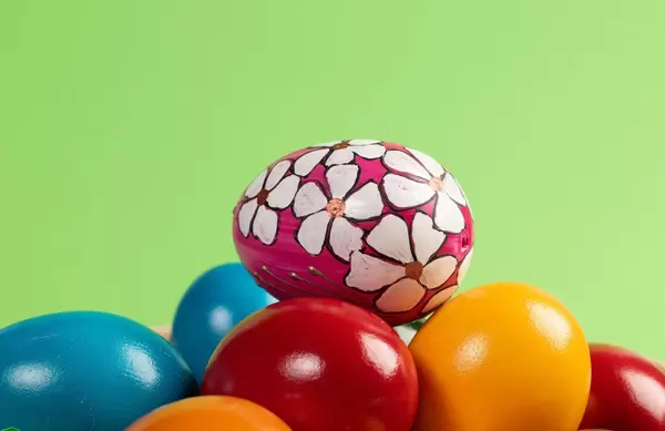 Beautiful handmade painted Easter egg