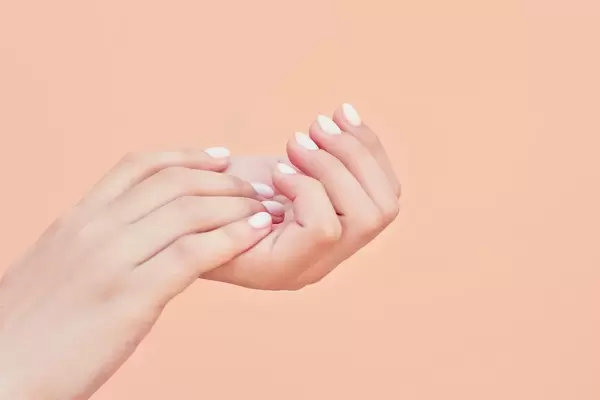 Beauty elegant female hands with manicure