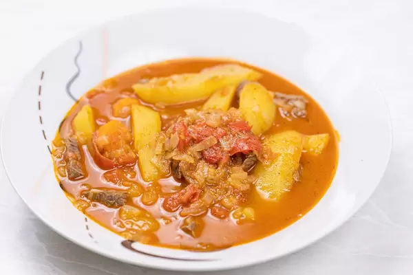 Beef Stew served in the plate