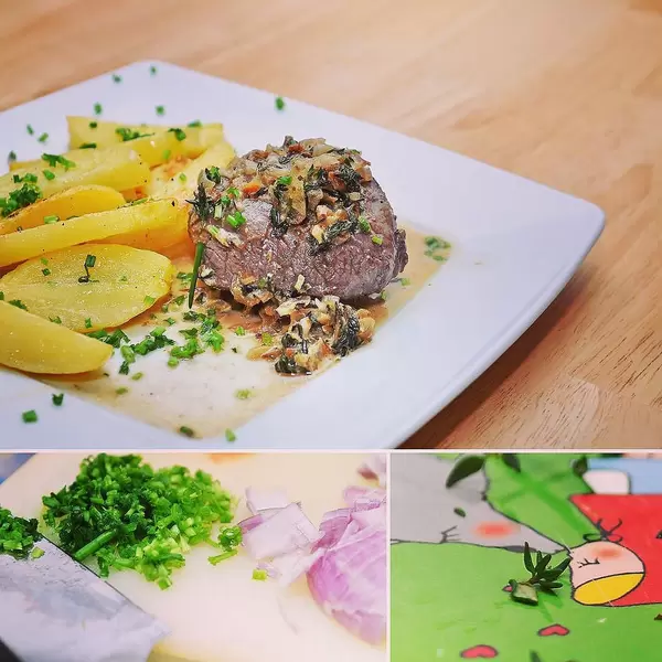 Beef with wedges. ??@koelnblogging #foodporn #meating #beef #hellofresh #hellofreshgewinnspiel