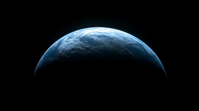 Beeindruckende Ansicht des Planeten Erde