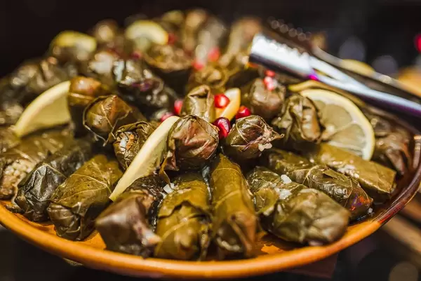 Beet Leaf Fillings With Minced Meat Filling With Lemon
