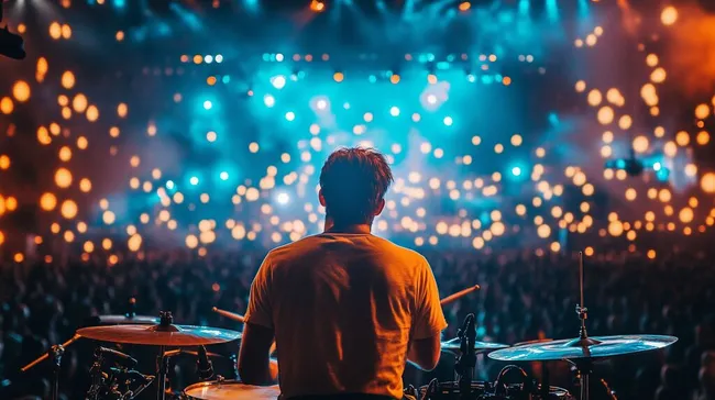 Begeistertes Publikum beim Rockkonzert