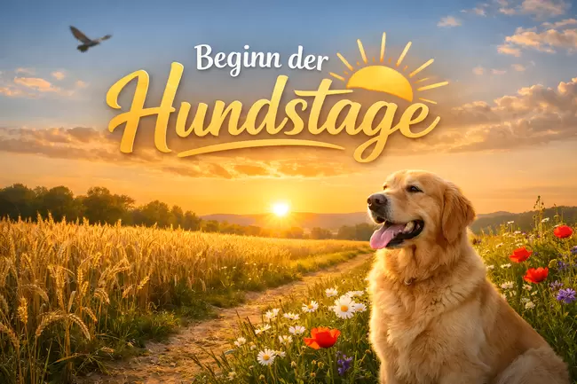 Beginn der Hundstage am 23. Juli