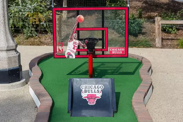 Beim City Mini Golf in Chicago ist eine Minigolfbahn den Chicago Bulls und Michael Jordan gewidmet