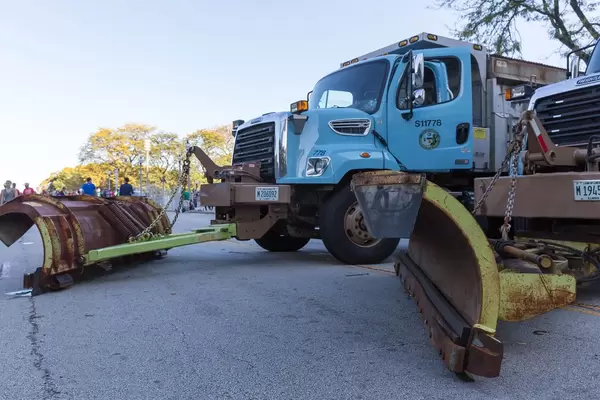 Bereit für den Winter: Chicagos Schneeräumfahrzeuge