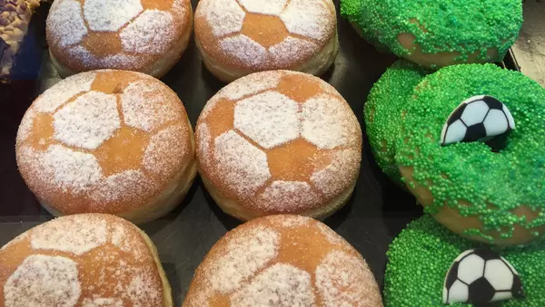 Berliner im Fußball-Design