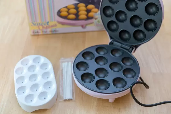 Bestron Sweet Dreams Cake-Pop Eisen mit Kartonschachtel und Zubehör